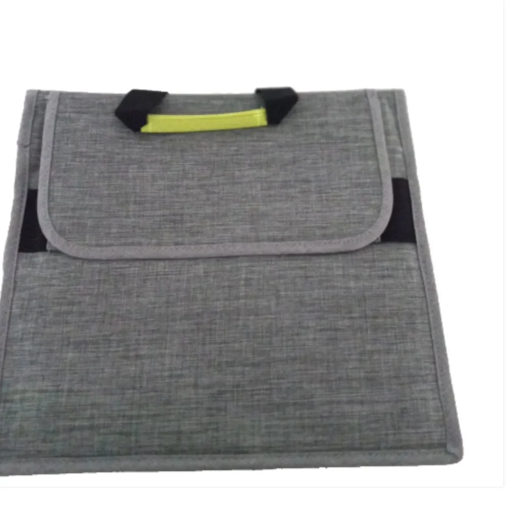 So Mine Travel Organizer Carry Case Ash Gray Lime Tablet Device Bag New NIP
